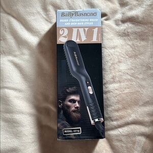BaByBasnono Beard Straightening Brush 2 in 1